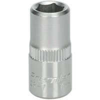 Loops 7mm Forged Steel Drive Socket - 1/4" Square Drive - Chrome Vanadium Socket in Metallics