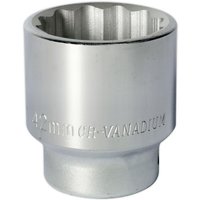 Loops 42mm Forged Steel Drive Socket - 3/4" Square Drive - Chrome Vanadium Socket in Metallics