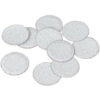 Loops 10 PACK - 50mm Hook & Loop Mini Sanding Discs - 80 Grit Aluminium Oxide Sheet