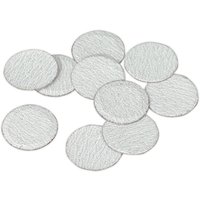 Loops 10 PACK - 75mm Hook & Loop Mini Sanding Discs - 120 Grit Aluminium Oxide Sheet
