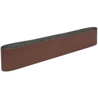 Loops PREMIUM 100mm x 1220mm Sanding Belt - 80 Grit Aluminium Oxide Cloth Backed Loop