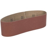 Loops PREMIUM 100mm x 915mm Sanding Belt - 100 Grit Aluminium Oxide Cloth Backed Loop
