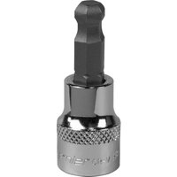 Loops 8mm Ball-End Hex Socket Bit - 3/8" Square Drive - Chrome Vanadium Wrench Socket