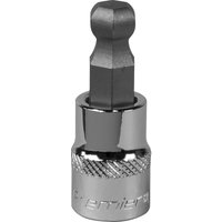 Loops 10mm Ball-End Hex Socket Bit - 3/8" Square Drive - Chrome Vanadium Wrench Socket
