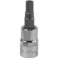 Loops 5mm Forged Hex Socket Bit - 1/4" Square Drive - Chrome Vanadium Wrench Socket