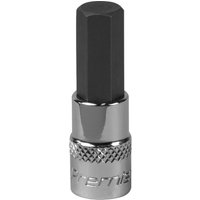 Loops 8mm Forged Hex Socket Bit - 1/4" Square Drive - Chrome Vanadium Wrench Socket