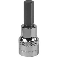 Loops 8mm Forged Hex Socket Bit - 3/8" Square Drive - Chrome Vanadium Wrench Socket