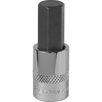 Loops 12mm Forged Hex Socket Bit - 3/8" Square Drive - Chrome Vanadium Wrench Socket