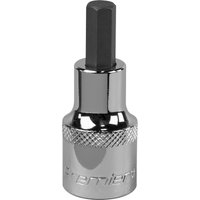 Loops 8mm Forged Hex Socket Bit - 1/2" Square Drive - Chrome Vanadium Wrench Socket