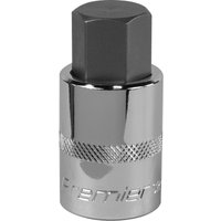 Loops 19mm Forged Hex Socket Bit - 1/2" Square Drive - Chrome Vanadium Wrench Socket