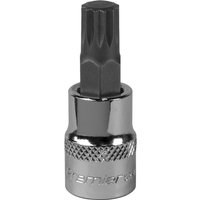 Loops M10 Forged Spline Socket Bit - 3/8" Square Drive - Chrome Vanadium Wrench Socket