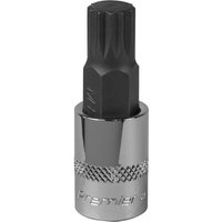 Loops M12 Forged Spline Socket Bit - 3/8" Square Drive - Chrome Vanadium Wrench Socket