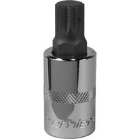 Loops M14 Forged Spline Socket Bit - 1/2" Square Drive - Chrome Vanadium Wrench Socket