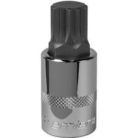 Loops M18 Forged Spline Socket Bit - 1/2" Square Drive - Chrome Vanadium Wrench Socket