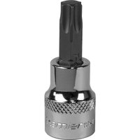 Loops T47 TRX Star Socket Bit - 3/8" Square Drive - PREMIUM S2 Steel Head Knurled Grip in Metallics