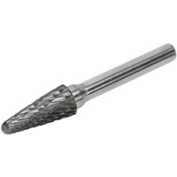 Loops 10mm Tungsten Carbide Rotary Burr Bit - Conical Ball Nose Engraving Milling Tool