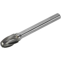 Loops 10mm Carbide Rotary Burr Bit - RIPPER / COARSE Arc Round Nose - Engraving Tool