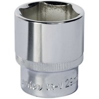 Loops 29mm Forged Steel Drive Socket - 1/2" Square Drive - Polished Chrome Vanadium in Metallics