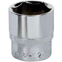 Loops 21mm Forged Steel Drive Socket - 3/8" Square Drive - Polished Chrome Vanadium in Metallics