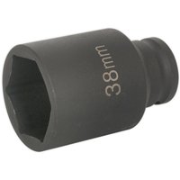 Loops 38mm DEEP Impact Socket Bit - 1/2" Square Drive - Ball Joint & Flywheel Nuts