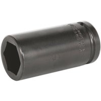 Loops 28mm Forged Deep Impact Socket - 3/4" Sq Drive - Corrosion Resistant - Steel in Metallics