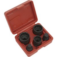 Loops 5pc 12 Point Impact Hub Socket & Bit Set - 1/2" Sq Drive - For VAG Vehicles