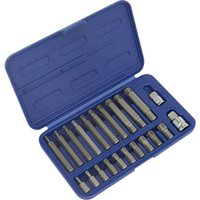 Loops 22pc RIBE Socket & Bit Holder Set - 3/8" 1/2" Square Drive Quick Swap Short Long