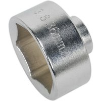 Loops 36mm Low Profile Oil Filter Socket - 3/8" Sq Drive - High Grade Steel Socket in Metallics