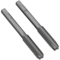 Loops 2 PACK - M8 x 1.25mm Taper & Plug Tap Set - Premium Steel - Socket Threading Bit in Metallics