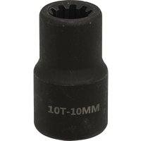 Loops 10mm Brake Caliper Socket - 1/2" Sq Drive - 10-Point Profile - for VAG Vehicles