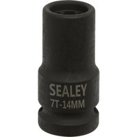 Loops 14mm Brake Caliper Socket - 1/2" Sq Drive - 7-Point Profile - for VAG Vehicles