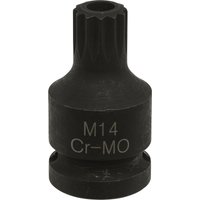 Loops M14 Brake Caliper Spline Bit Socket - 1/2" Sq Drive - Suits VAG Vehicles