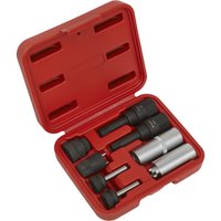 Loops 8 Piece Diesel Injector Repair Socket Set - Hex Security Bits - 1/2" Sq Drive