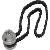 Loops Oil Filter Chain Wrench - 1/2" Sq Drive - 60mm to 115mm Capacity - Double Chain