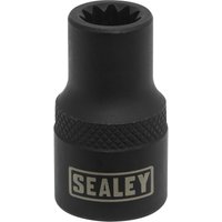 Loops 8mm Brake Caliper Socket - 3/8" Sq Drive - 11-Point Profile - Chrome Vanadium