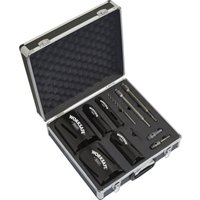 Loops 5 Piece Diamond Core Hole Saw Kit - 5 Sizes - SDS Plus & Hex Adaptors