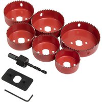Loops 9 Piece Down Light Installation Kit - Hole Saw - Mandrel & Pilot Drive - Hex Key