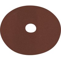 Loops 25 PACK 125mm Fibre Backed Sanding Discs - 120 Grit Aluminium Oxide Round Sheet