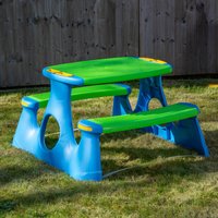 48cm Outdoor Garden Patio Plastic Picnic Table & Bench