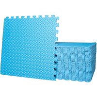 32 Piece EVA Foam Floor Protective Tiles Mats 60x60cm Each Set Gyms Kitchens Garages Camping Play Matting Floor