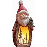 45cm Light up Christmas Woodsman Glow Santa LEDs