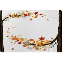 Benjamin Tate Design Autumn Trees Designer Rug in Natural | Size: Large