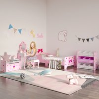 Storage Unit Toy Box Organiser Bookshelf w Nine Removable Baskets