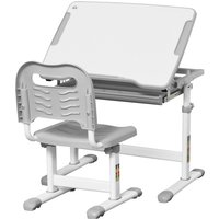Desk & Chair Set Height Adjustable Writing Desk Study Table