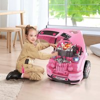 Truck Engine Toy Set w Horn Light Car Key Age