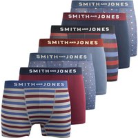 Smith&Jones Men's Aziel Boxers 7 Pack | Size: Small