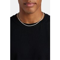 Cernucci Men's 3mm Tennis Chain in Metallic Silver | Size: 18 inches