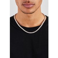 Moissanite 5mm Tennis Chain Metallic inches