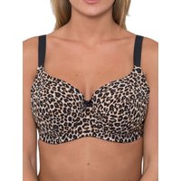Gemm Women's Full Cup Animal Bra in Nude | Size: 40E