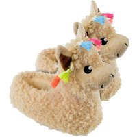 Warm Soft Plush 3D Llama Head Slippers 9 10